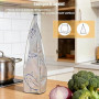 Junrvivy Lot de 120 sacs de congélation zippés, réutilisables, refermables, en feuille d'aluminium, pour viande, fruits de mer,