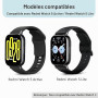 6 Pack Bracelets pour Redmi Watch 5 Active/Lite, élastique nylon Bracelet | Compatible Redmi Watch 5 Active & Lite uniquement, N