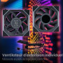 Lian Li UNI FAN SL Wireless LCD L?fter, ARGB, PWM - 120 mm, schwarz