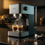 Cecotec Machine à Café Expresso Manuelle Cafelizzia 690 Grey. 1230-1465 W, Pompe 20 Bars, 1 ou 2 Tasses, Buse Vapeur, Réservoir 