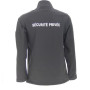 ATEQ UNIFORME Softshell Sécurité Privée Noir 3 Couches