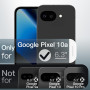 JETech Coque Magnétique pour Google Pixel 10a, Noir | Compatible avec MagSafe, Compatible avec Pixelsnap Chargeur, Dos Transluci