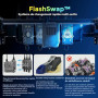 Flashforge Creator 5 Imprimante 3D, 4 Têtes Indépendantes, Multicolore | Zero Purge Waste, 600mm/s Haute Vitesse, Multi-Matériau