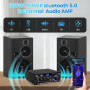 Amplificateur HiFi 600W Mini Bluetooth AK45 Récepteur Stéréo Maison Voiture | Amplificateur numérique 2 canaux 12V/220V avec rad