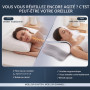 Utopia Bedding Oreiller Cervical, Mousse à Mémoire de Forme, Soutien du Cou | Design Adapté au Sommeil Une conception pensée pou
