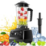 Blender professionnel 1600W, mixeur 2L haute puissance avec 6 lames inox | Préparez smoothies, milkshakes et sauces maison avec