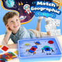 Yellcetoy Jouets Sensoriels pour Autisme, Table Lumineuse à Dessin pour Enfants Table d'Activité à Changement de Couleur, Jouets