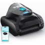 BRINBO C1 Robot Piscine Fond et Parois, 180 Min d'Autonomie, App | 15000LPH, double filtration 180μm + 35PPI, 7 modes, compatibl