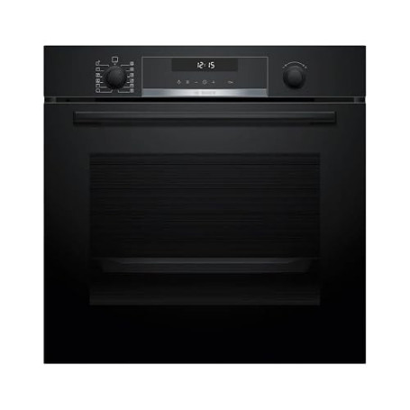 Bosch - Four pyrolytique multifonction série 6, 60 cm de large, Home Connect, AirFry, noir, HBG578EB7