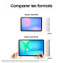 Samsung Galaxy Tab S10 FE+, Tablette Android WIFI 13.1" 128 Go, S Pen inclus, Certification IP68, Bleu, Chargeur Secteur Rapide 