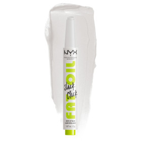 NYX Professional Makeup Fat Oil Slick Click Baume Lèvres Teinté Hydratant | Huile framboises mûres avocat, 12h hydratation, Text