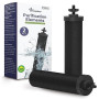 Weeplow O'Pure 2 Lot de 2 Filtres à Eau Gravité Compatible Berkey Doulton | Compatibles Weeplow, Berkey, Berkefeld, Doulton. Réd
