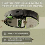 iRobot Roomba 115 Combo+Base AutoEmpty - Robot Aspirateur Laveur 2en1 - Puissance d'Aspiration 15KPa - Brosse latérale étendue -