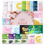 Kit Masque pour le Visage Ado Fille, 24 pièces Soin du Visage Hydratant | Kit Soin Voyage avce Mask Hydratant + Masques de Nuit