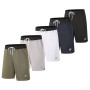 Bsrpolry Lot de 5 shorts de sport pour homme avec poches - Séchage rapide - Gym - Pantalon de jogging - Basketball Fitness