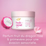 DOVE Gommage Corps Fruit du Dragon & Primevère 295ml | Exfolie en douceur, Lisse la peau, Vitamine E & Niacinamide, Expérience s