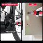 ATsafepro Clé Dynamométrique 1/4", 3-25 Nm, Kit 61 Pièces avec Tournevis Magnétique, Tête Réversible, Précision ±3%, pour Vélo,