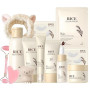 13 Pièces Ensemble de Soins Coréens pour la Peau, Ensemble de Soins du Visage pour Femmes avec Toner, Nettoyant, Sérum, Crème, C