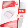 100x Albyco Pochettes de Plastification -A3 (303x426mm) - Ép. 2x80 (160) µm | Pochettes à plastifier brillantes Albyco - Format 