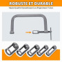 KATSU Tools Kit de compresseur de Ressort de soupape Portable 5 en 1, 10 pièces, pour Voitures, fourgonnettes, Motos, modèle 450