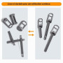 KATSU Tools Kit de compresseur de Ressort de soupape Portable 5 en 1, 10 pièces, pour Voitures, fourgonnettes, Motos, modèle 450