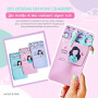 Nurse is Love Pochette ROSE pour Blouse – Porte-Stylo, Badge, Ciseaux Accessoire Personnalisé pour Aide-Soignante