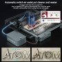 ATOMSTACK A40 PRO V2 Graveur Laser 40W/20W avec Air Assist 60L/min, Découpeur Laser Haute Précision 500mm/s, Mise au Point Autom