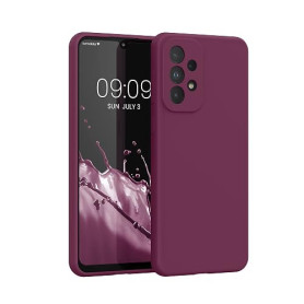 kwmobile Housse Compatible avec Samsung Galaxy A33 5G Coque - Housse de téléphone Protection Souple en TPU Silicone - Bordeaux V