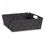 Panier Tressée Noir Tissu (23 x 8 x 27 cm) 21,99 €
