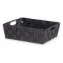Panier Tressée Noir Tissu (23 x 8 x 27 cm) 21,99 €