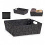 Panier Tressée Noir Tissu (23 x 8 x 27 cm) 21,99 €