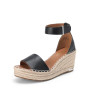 DREAM PAIRS Sandales Compensé Femme Espadrilles Plateforme à Bout Ouvert, Sandales Été Chic avec Bride Cheville, Chaussures de P