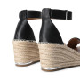 DREAM PAIRS Sandales Compensé Femme Espadrilles Plateforme à Bout Ouvert, Sandales Été Chic avec Bride Cheville, Chaussures de P