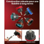 ATPEAM Testeur de Pression Radiateur 18 Pièces Kit Système Refroidissement | 18 pièces, 13 adaptateurs radiateur, manomètre pomp