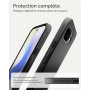 Spigen Liquid Air Coque pour Google Pixel 10a - Noir Mat | Motif géométrique avec grip antidérapant, Technologie Spigen Sound Tu