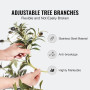 VEVOR Arbre Artificiel Olivier pour Maison Bureau Hôtel Centre Commercial | Plante Artificielle Verte 155 cm en PE, Feuillage Ré