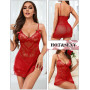 Tuopuda Lingerie Sexy Femme Coquine Hot Tenue Nuisette Sensuelle Dentelle Chemises de Nuit Col V sous Vetements Feminins, Robe d