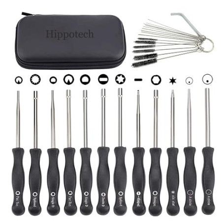 Hippotech Lot de 12 Outils de réglage de carburateur avec Tournevis acircle pour Petit Moteur 2 Temps pour Husqvarna pour STHIL