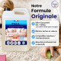 HYGILAS Nettoyant Canapé & Tissu, Professionnel 5L - Concentré à Diluer - Compatible Injection/Extraction & Shampouineuse - Mate