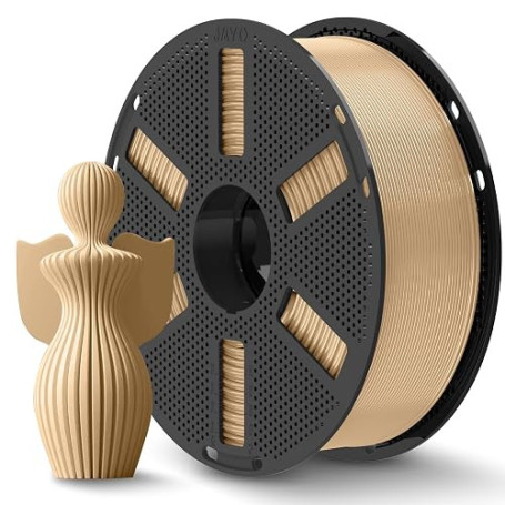 JAYO Filament PLA+ 1.75mm Bois 1.1 KG, Haute Résistance 3D Filament | Facile à Utiliser, Bobine Détachable, PLA Plus Précision +