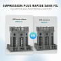 SUNLU Rapide Filament ABS Noir 1.75mm 1KG, ABS Filament Imprimante 3D | 350mm/s haute vitesse bobine ABS, haute résistance à la