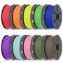 JAYO Matte PLA Filament 1.75mm Ensemble Multicolore 11kg 10 Bundle | Filament PLA Matte pour Imprimante 3D, Précision Dimensionn