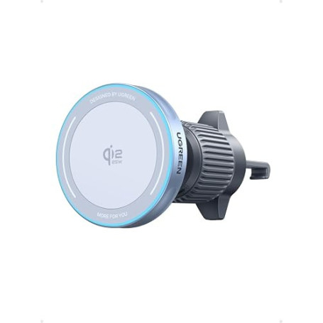 UGREEN MagFlow Qi2 25W Certifié Chargeur Induction MagSafe Voiture Support | Compatible avec iPhone 18 17 16 15 14 13 12 Pro Max
