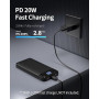 XGXL Batterie Externe 13800mAh, Slimmest 22.5W Power Bank,Batterie Portable USB C (Entrée/Sortie) PD3.0 QC4.0 Charge Rapide Char
