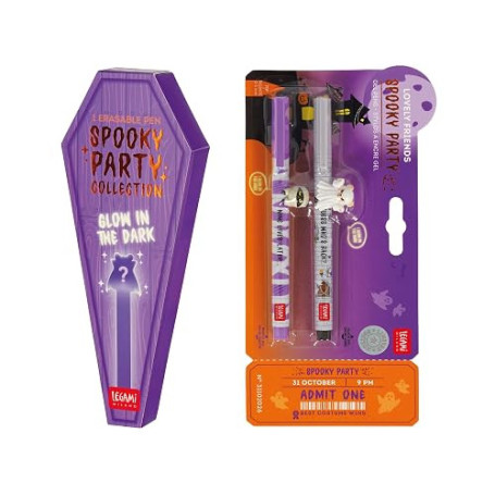 LEGAMI - Set Halloween, 1 Erasable Pen Blind Box, 2 Stylos Lovely Friends | 1 Blind Box avec 1 stylo effaçable surprise, invisib