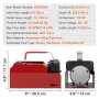 VEVOR Pompe Transfert Diesel 37,8 L/min Pompe Gasoil 12 V CC Pompe Transfert Carburant Électrique Buse Arrêt Auto Pompe à Fioul