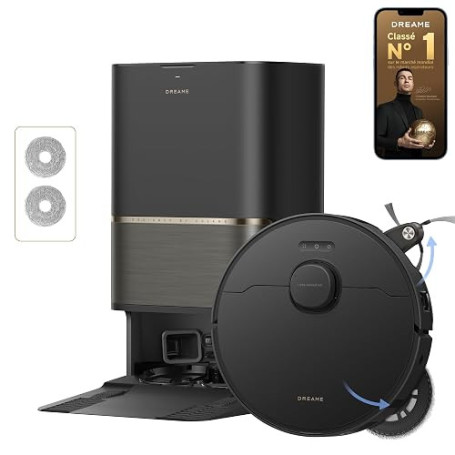 dreame L50s Pro Ultra-A Robot Aspirateur Laveur, Auto-Nett serpillère 100°C | Aspiration 30 000 Pa, nettoyage profond coins et b