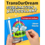 TransOurDream 10 Papier autocollant de sublimation, 216 * 279cm,transparent | pour imprimante jet d'encre et encre de sublimatio