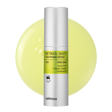 celimax The Vita A Retinol Shot Tightening Serum, 30ml | Vitamine A Pure, Peptide, Resserre les Pores, Rides, Ridules, Peau Ferm