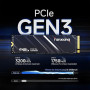 fanxiang SSD 1To NVMe M.2 PCIe 3x4, jusqu'à 3200 Mo/s | Disque SSD interne haute performance pour gamers et professionnels - S50
